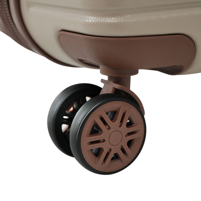 4 Piece Luggage Suitcase Set, Hard Shell Lightweight Expandable Travel Luggage With 4 Packing Cubes