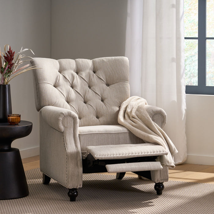 Welch - Contemporary Tufted Pushback Recliner