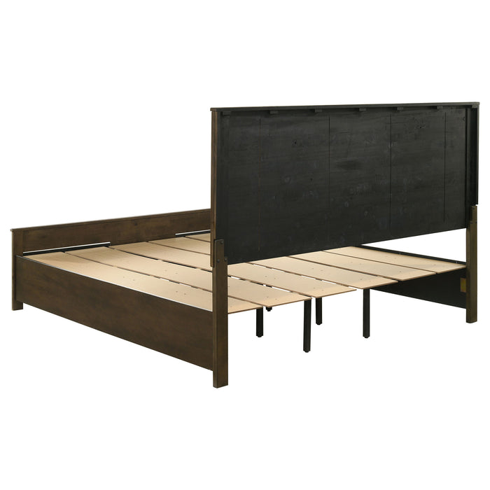 Greely - Eastern King Storage Bed - Brown
