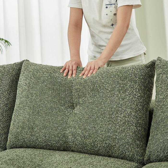 3 Seater With Thickened Armrests Sofa For Living Room