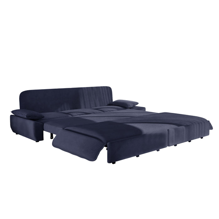 King Size Pull Out Sofa Bed, 3 In 1 Convertible Multifunctional