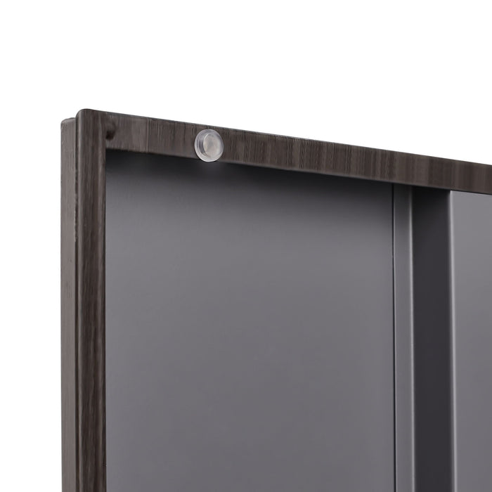 Metal Storage Cabinet With Locking Doors And Adjustable Shelf, Folding Filing Storage Cabinet, Folding Storage Locker Cabinet For Home Office, School, Garage