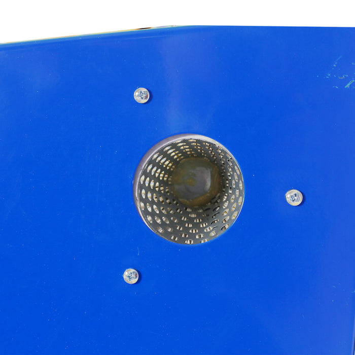 Bench Top Portable Sand Blaster Cabinet Kit 25 Gallon With 80 Psi Capacity - Blue