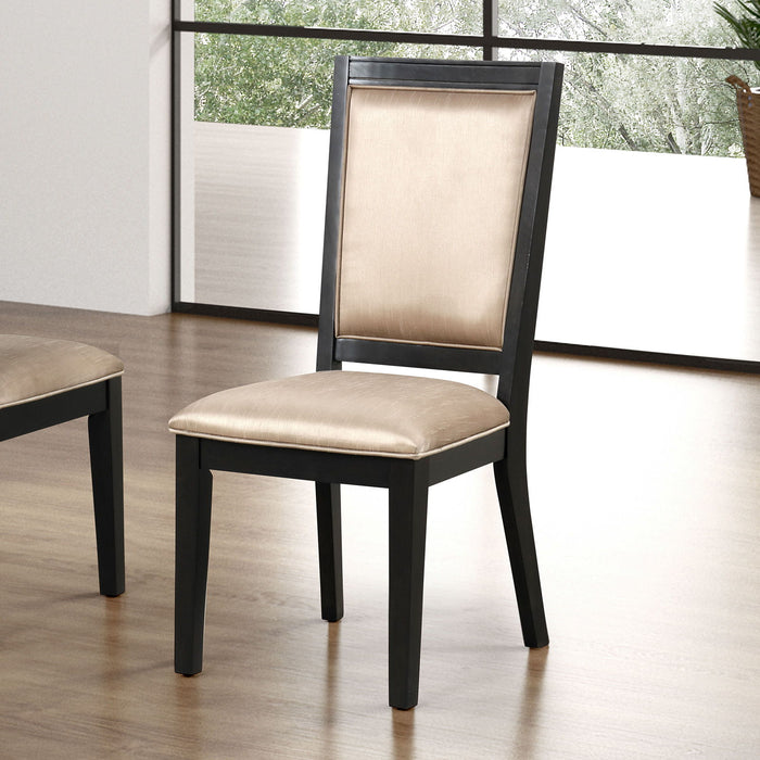 Dining Chairs With Accent Trim (Set of 2) - Espresso
