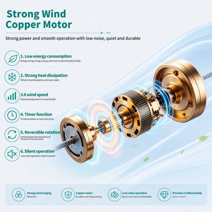 20" Caged Ceiling Fan With Remote Control And Crystal Sand Lampshade - Matte Black