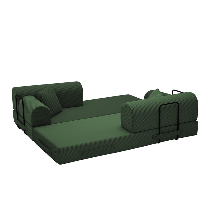 Convertible Sleeper Sofa Bed, Floor Lounge Couch For Living Room
