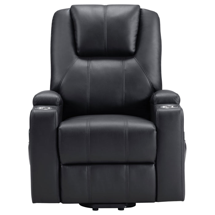 Macklin - Power Lift Massage Recliner With Heat And Dual Cupholders