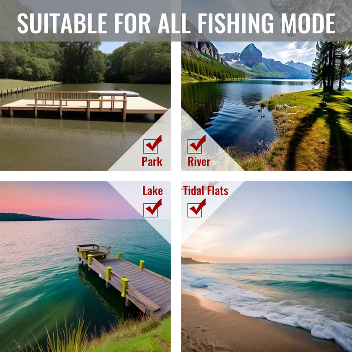 Camping Lounge Chair, Portable Folding Reclining Camping Chair With Adjustable Backrest For Indoor And Outdoor Camping Beach Hiking Fishing - Green / Black