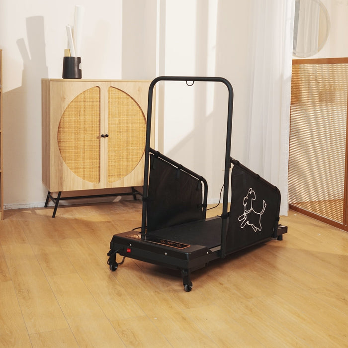 Dog Treadmill For Medium Dogs Running Machine With Non Slip Belt And Remote Control - Black