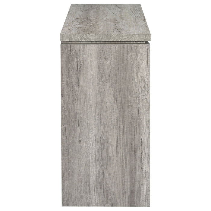 2 Door Accent Cabinet With Accents - Gray