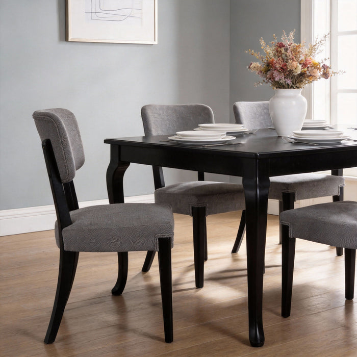 Contemporary Armless Dining Chairs (Set of 2)