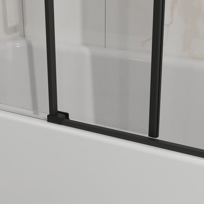 Semi Frameless Tub Sliding Shower Door