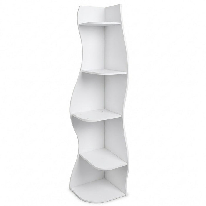 5 Tier S - Shaped Corner Shelf For Living Room