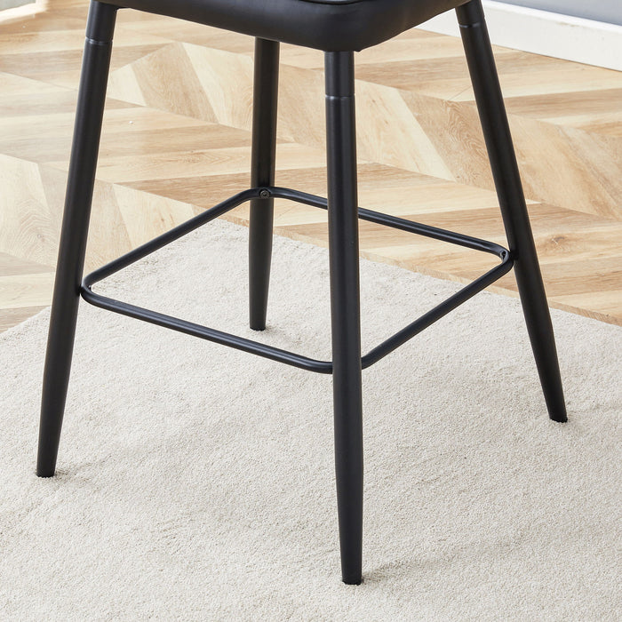 Modern Style Chair With Sleek Backrest Design (Set of 2)