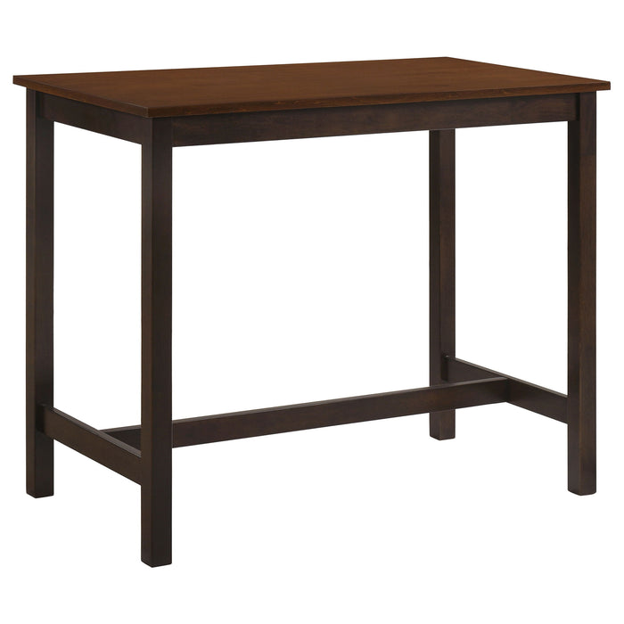 Robbie - 4 Piece Counter Height Dining Set - Dark Brown