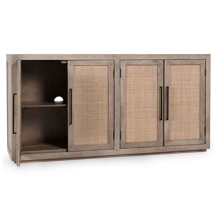 Jensen - 4 Door Cabinet - Meadow Taupe