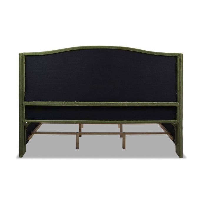 Marcella - Upholstered Shelter Headboard Bed Set