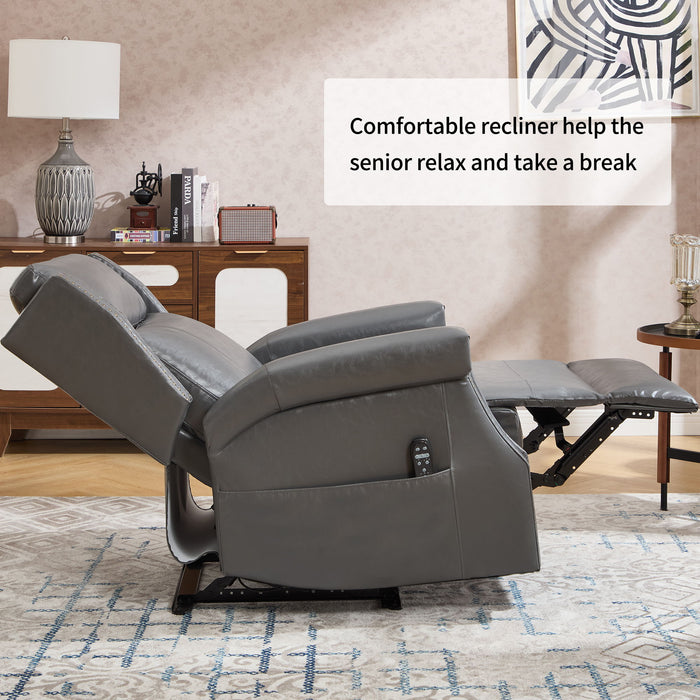 Manual Recliner Chair With Heavy Duty Motion Mechanism, 8 Vibrating Nodes And 3 Massage Modes For Living Room