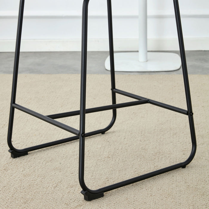 Retro Bar Chairs, Comfortable Stools (Set of 2)