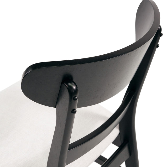Modern Dining Chairs With Cushioned Seat (Set of 2)