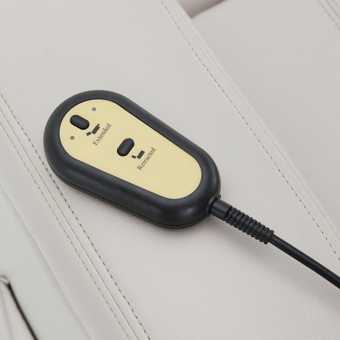 Selwyn - Upholstered Power Massage Recliner With Heat And Massage Functions - Champagne