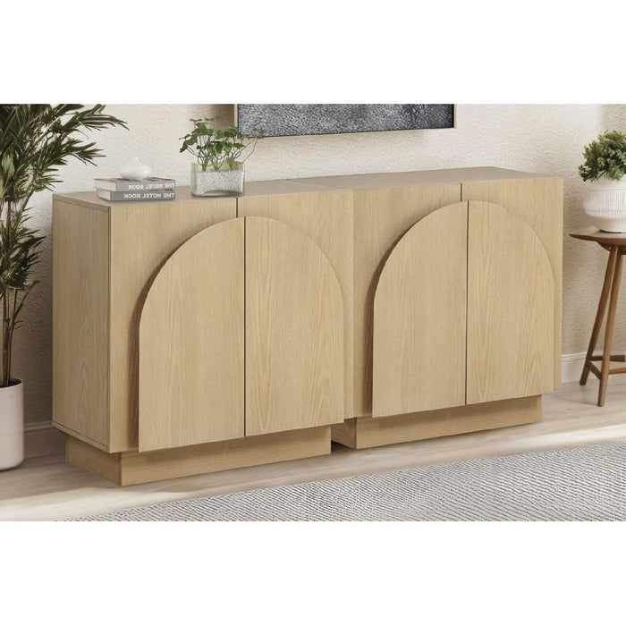 Modern Sideboard Buffet With Arched Cabinet Doors