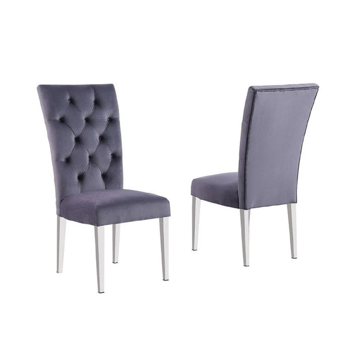 Modern Upholstered Tufted Dining Chair (Set of 2)