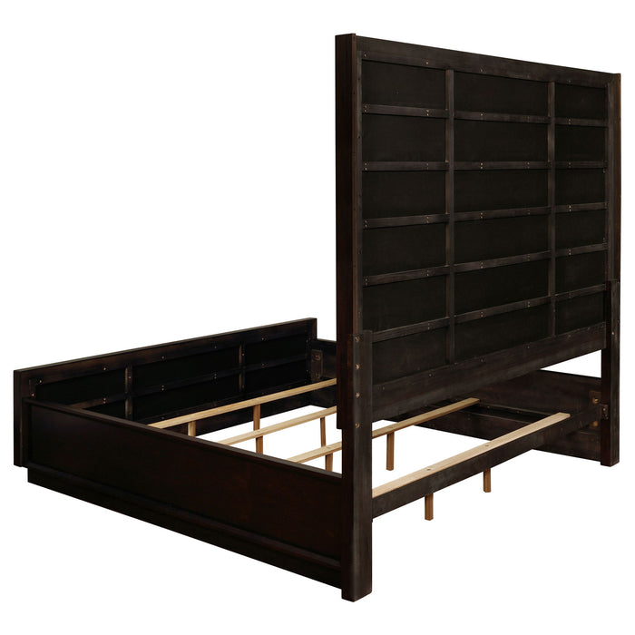 Drea - California King Panel Bed - Brown