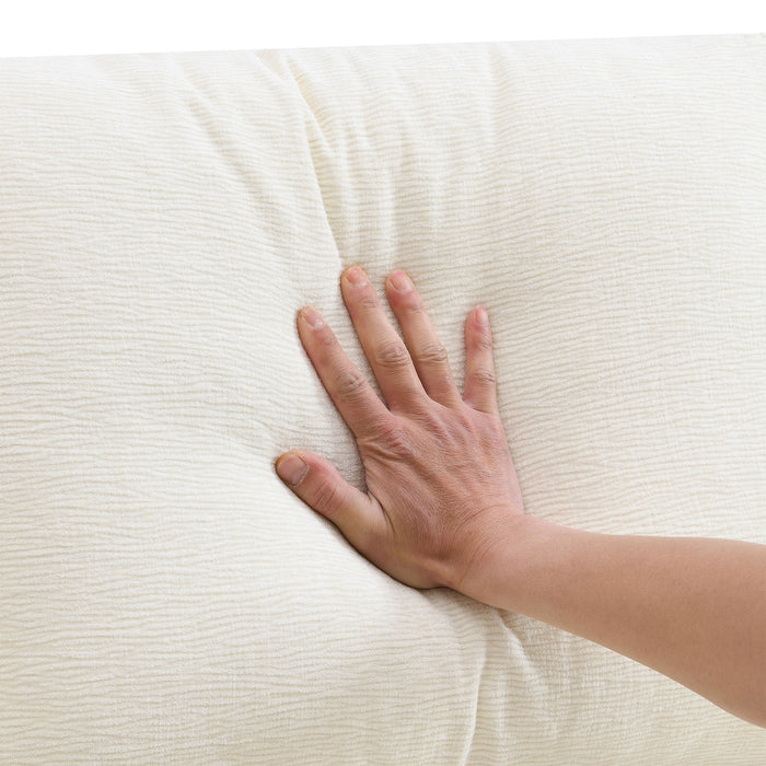 Modular U Shaped Sectional With Ottomans, Luxury Cloud Floor Couch With Deep Seat Fully Compressed Upholstered Sofa