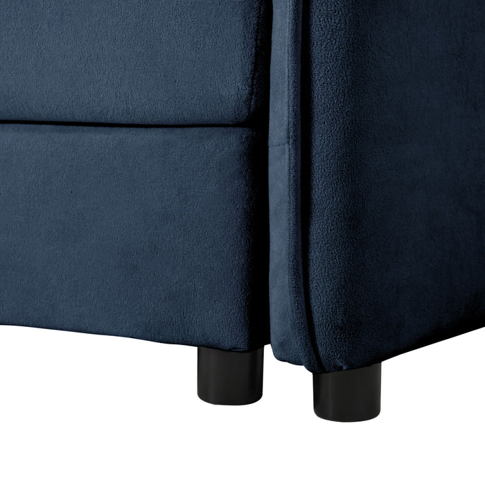 Modern Oversized Deep Seat Sectional Sofa With Pillows