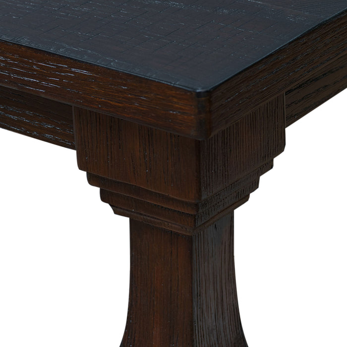 Rectangular Coffee Table With Open Storage Shelf For Living Room - Espresso