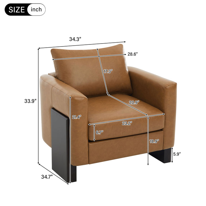 Stylish Club Armchair For Living Room