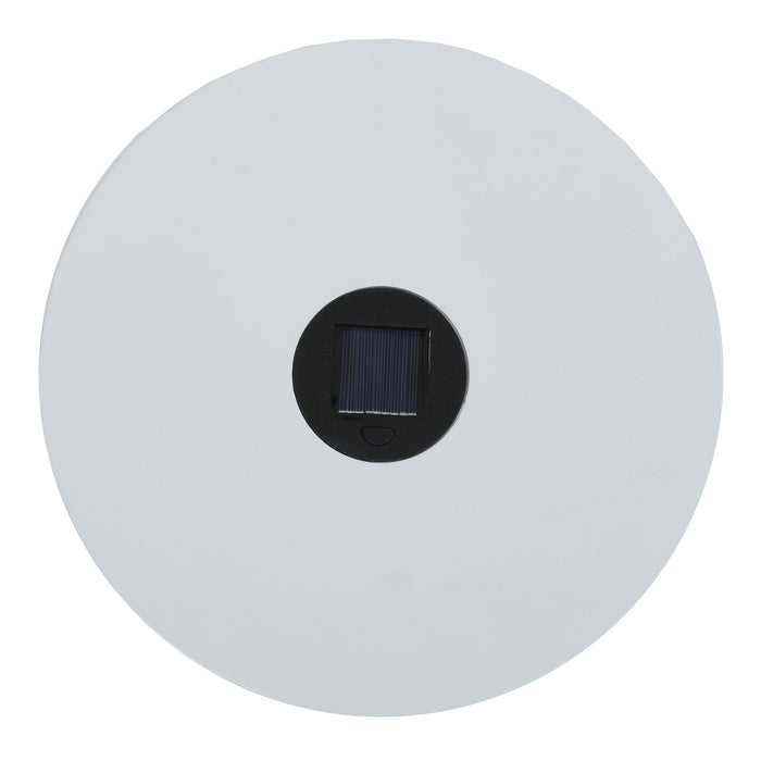 Modern Iron Solar Side Table With Built - In Light