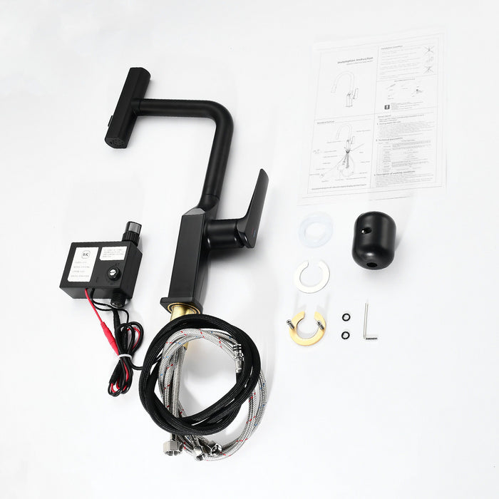 Touchless Kitchen Faucet With LED Display