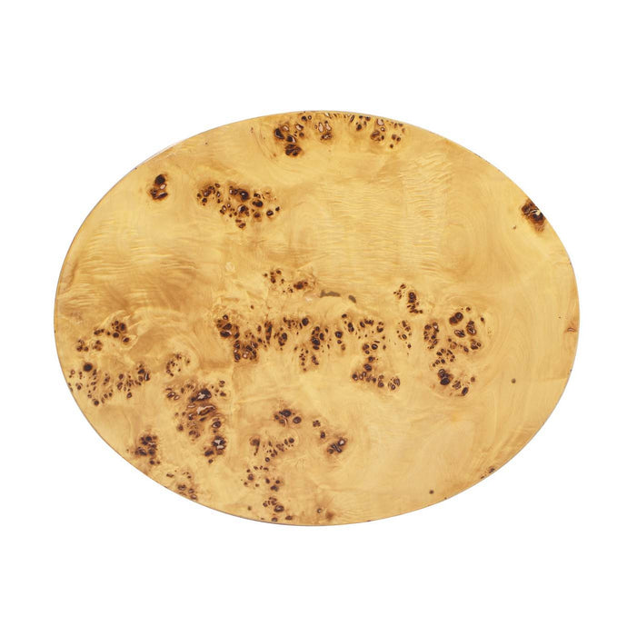 Nebula - Accent Oval Pillar Side Table