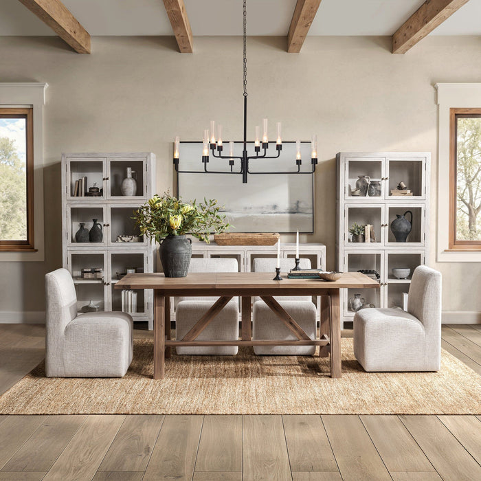 Marla - Dining Table With Extensions - Natural Mist