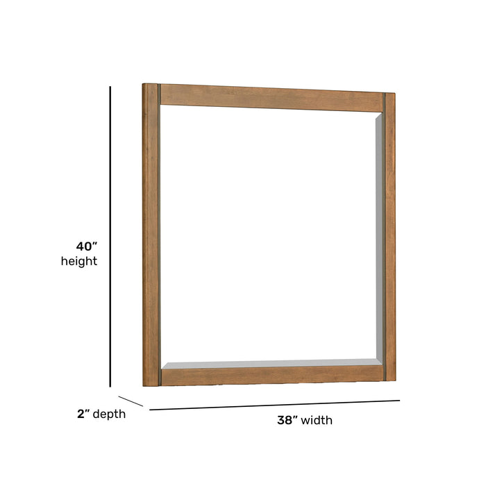 Lincoln - Mirror - Warm Walnut