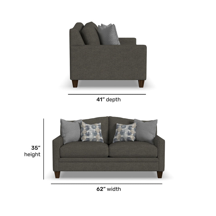 Lottie - Fabric Loveseat