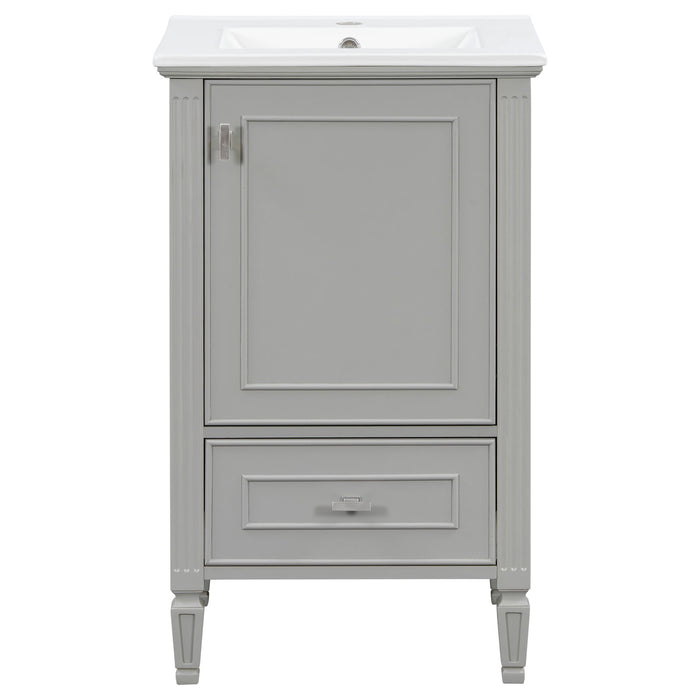 Retro Bathroom Vanity With Sink