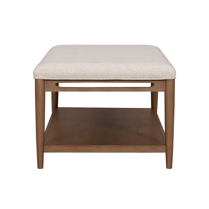 Verona - Rectangular Coffee Table - Beige / Dark Brown