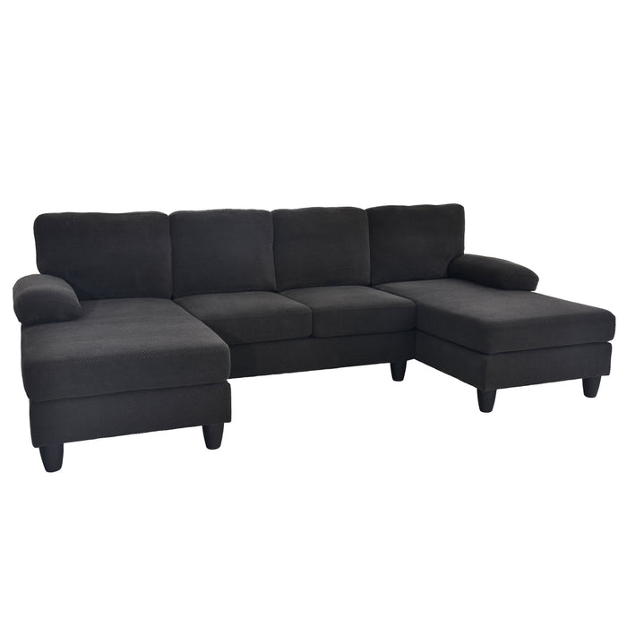 U-Shaped Sofa With Dual Chaise