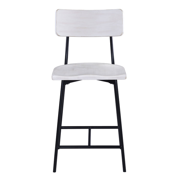Badin - Counter Stool - White Washed