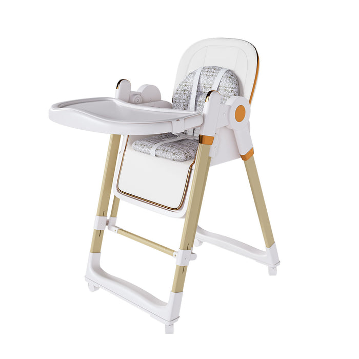 Convertible Baby High Chair To Rocker With 5 Point Harness