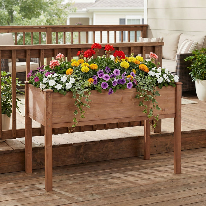 Elevated Raised Garden Bed For Outdoor