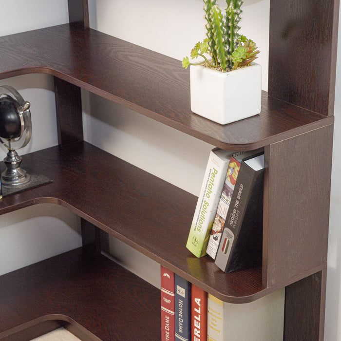 L-Shaped Corner Bookshelf