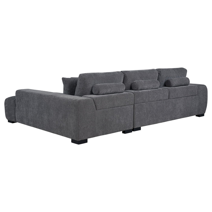 Plather - Sectional Chaise Sofa