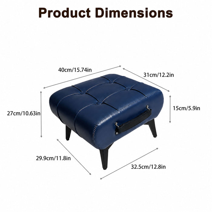 Minimalist Footstool With Hidden Storage