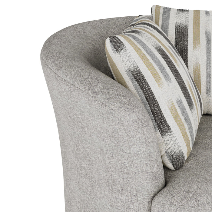 Myles - Swivel Chair - Overcast