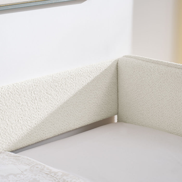 Upholstered Daybed With Pop Up Trundle
