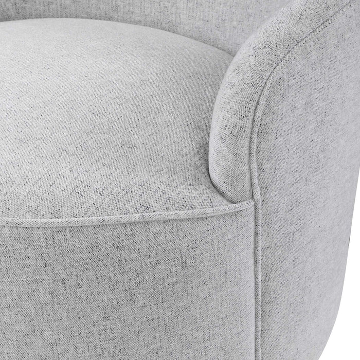 Hobart - Casual Swivel Chair - Gray